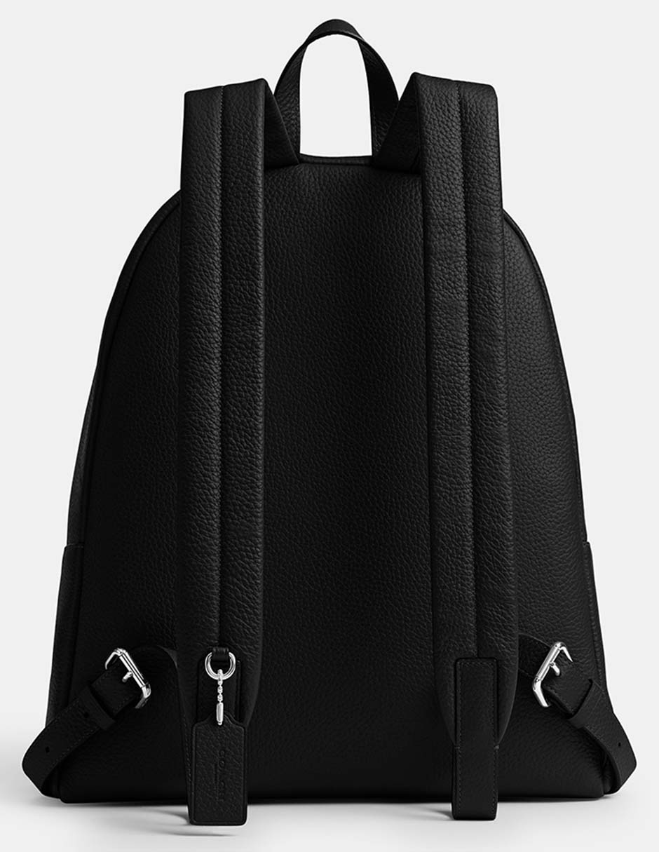 Mochila casual Coach Refined Pebble Leather para hombre