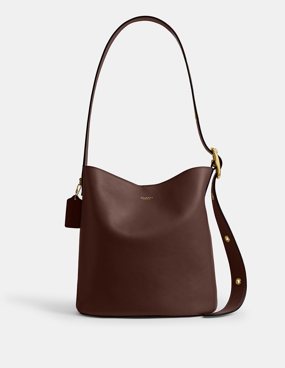 Bolsa shoulder Natural Grain Leather de piel para mujer