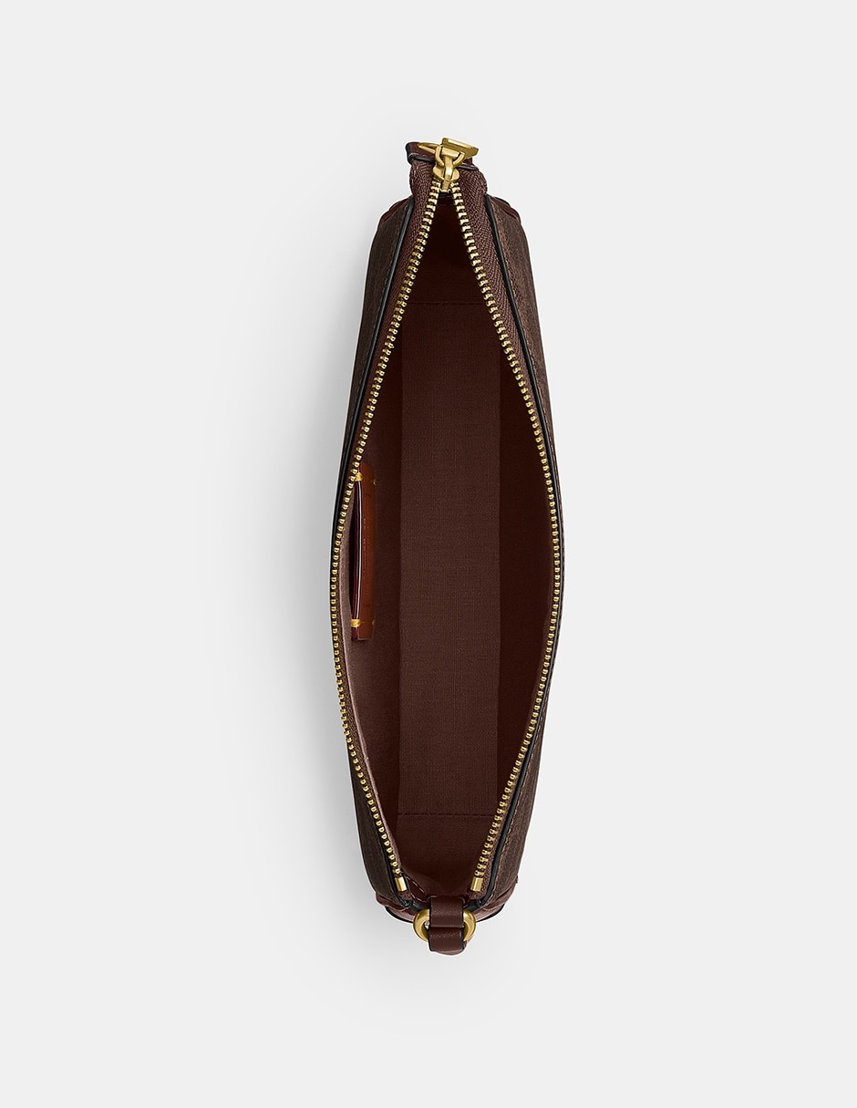 Bolsa shoulder Coach coated canvas signature para mujer