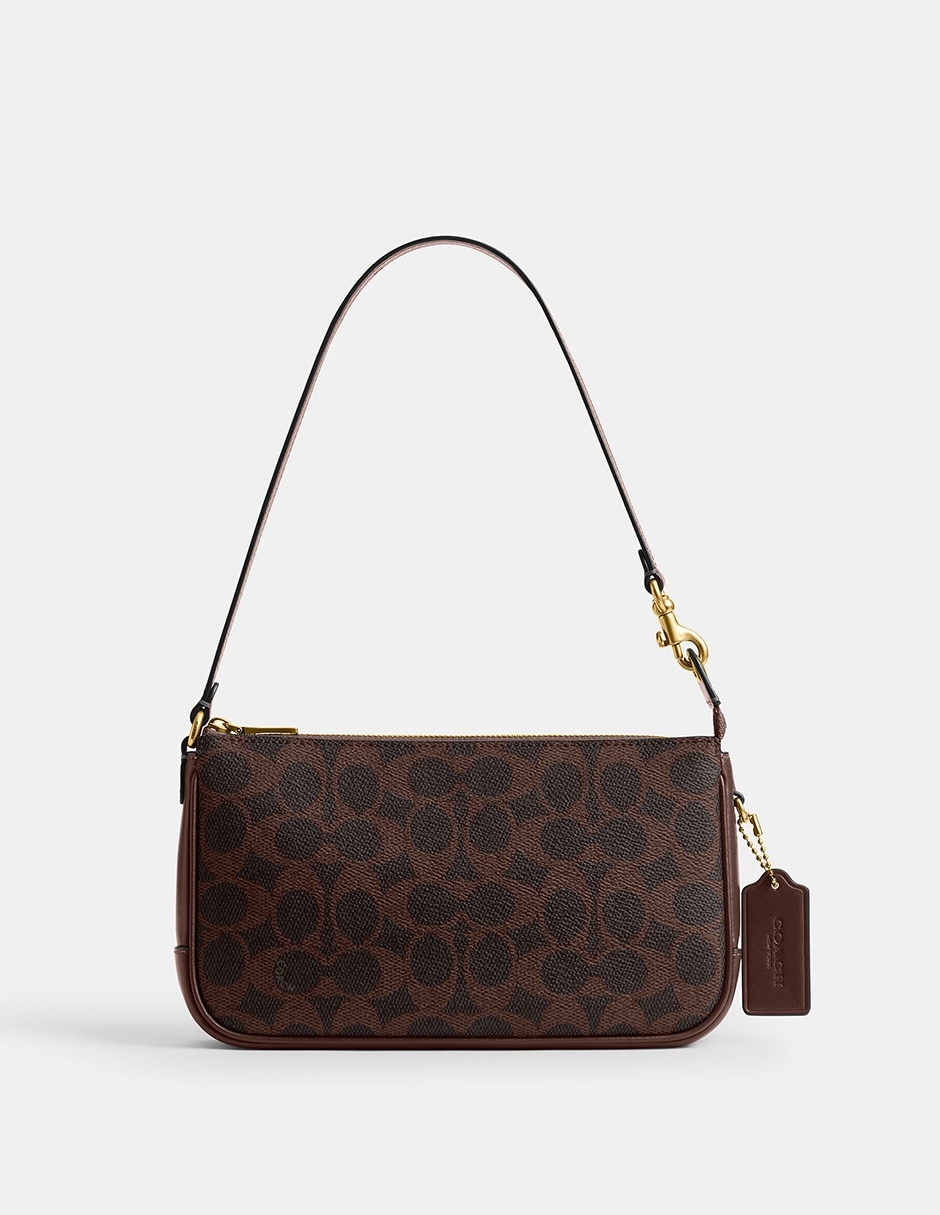 Bolsa shoulder Coach coated canvas signature para mujer