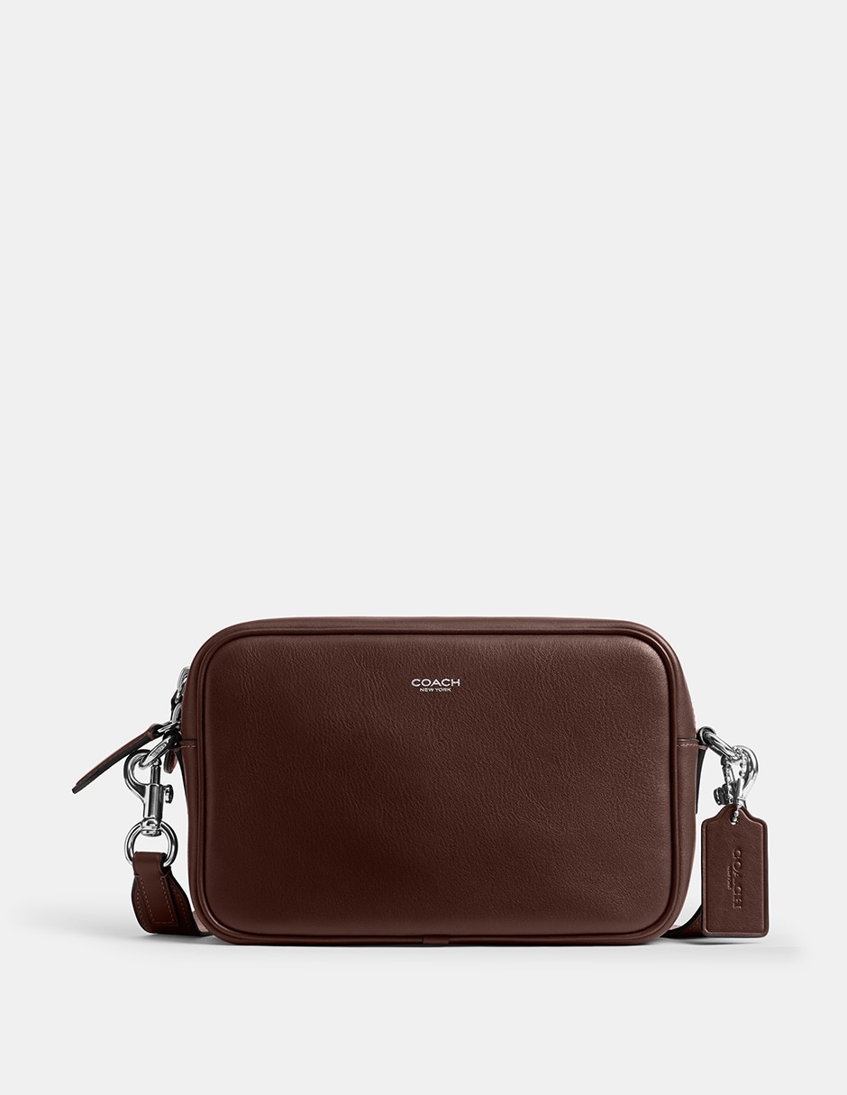 Bolsa crossbody Coach Natural Grain Leather de piel para hombre