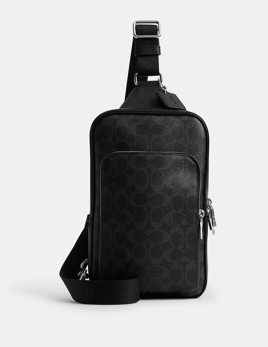 Bolsa bandolera Coach Signature para hombre