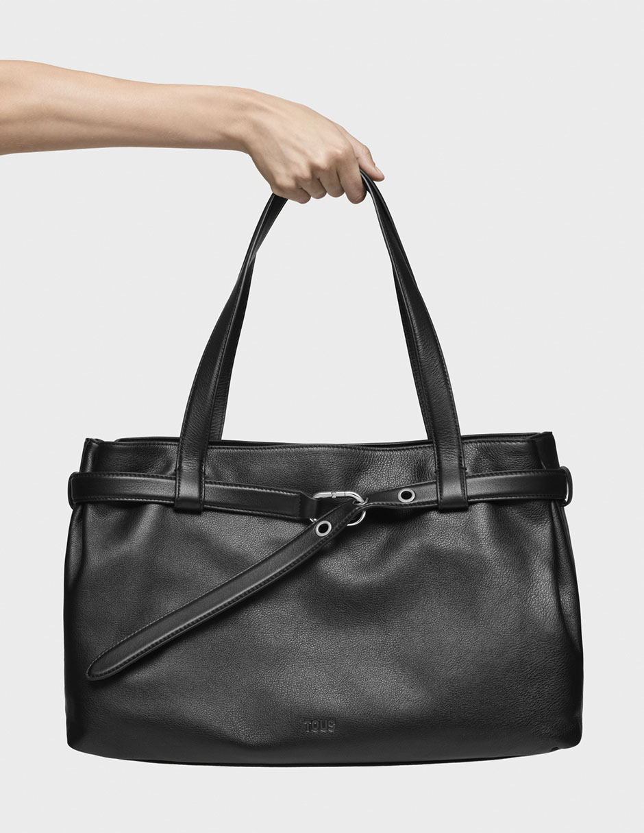 Bolsa shopper Tous Hold de piel para mujer