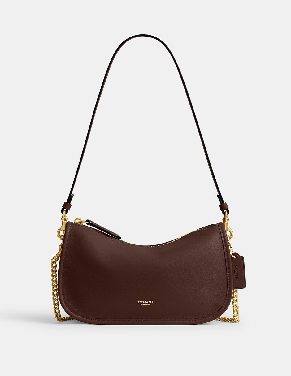Bolsa crossbody Natural Grain Leather de piel para mujer