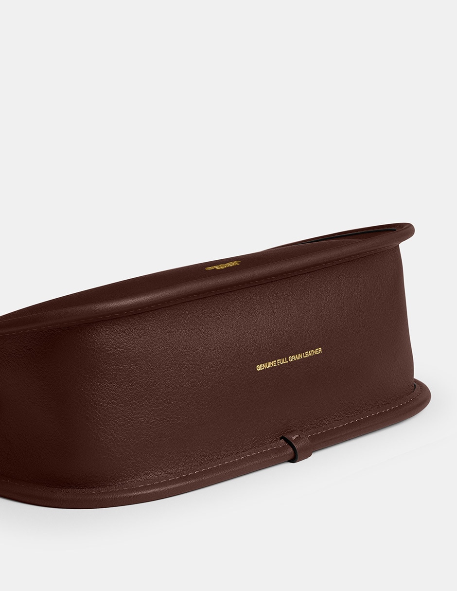 Bolsa crossbody Natural Grain Leather de piel para mujer 2