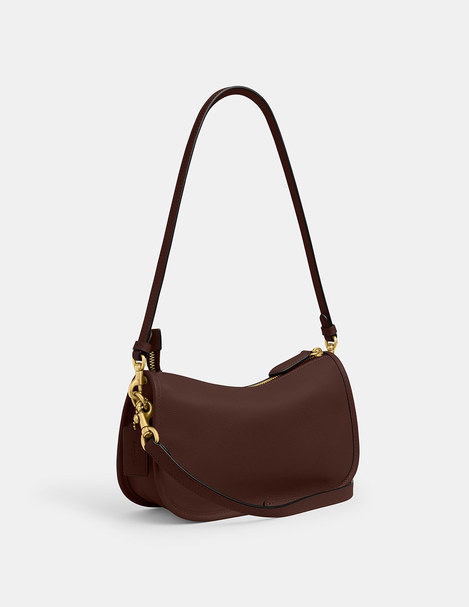 Bolsa crossbody Natural Grain Leather de piel para mujer