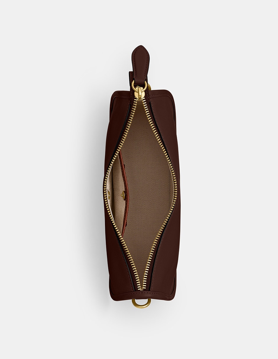 Bolsa crossbody Natural Grain Leather de piel para mujer