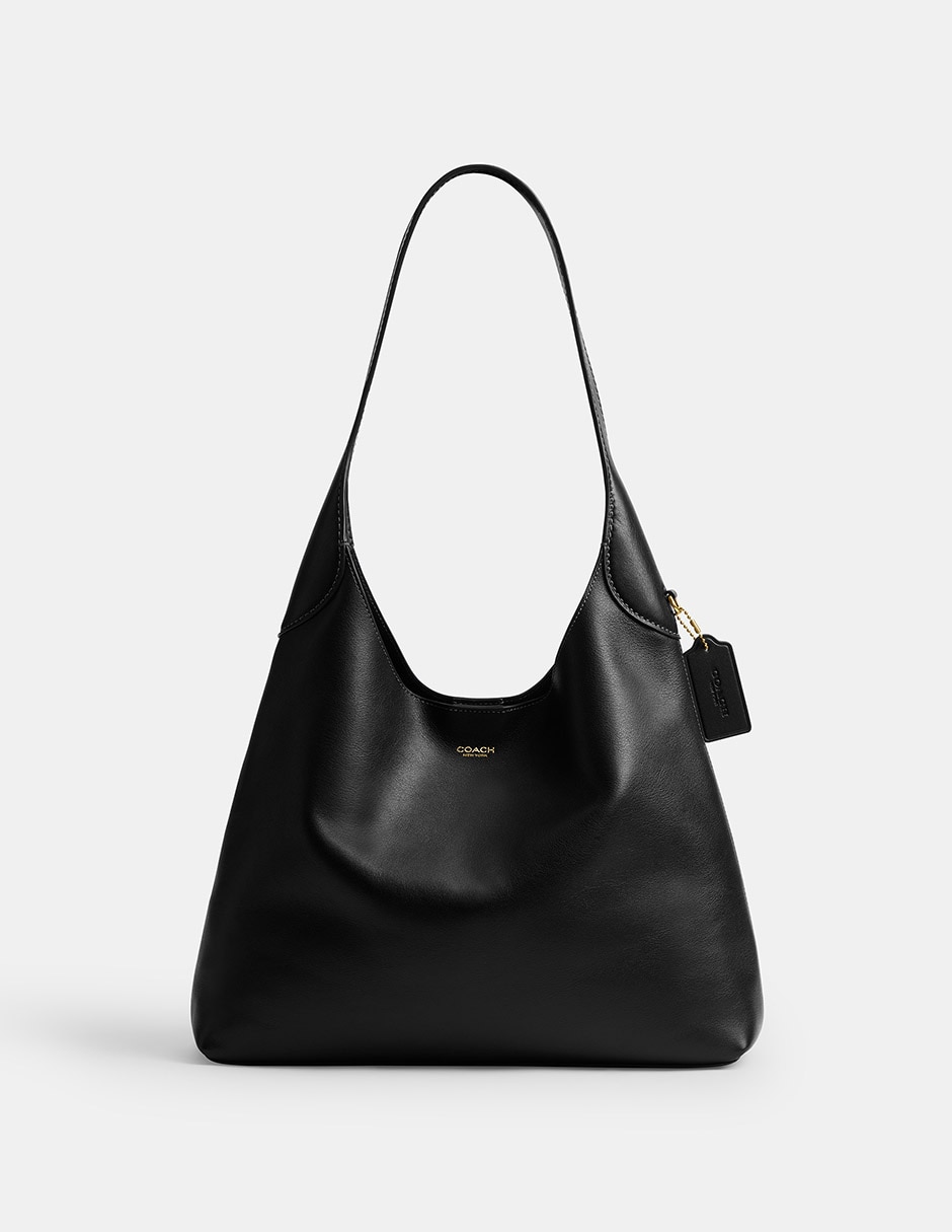 Bolsa shoulder Coach Natural Grain Leather de piel para mujer