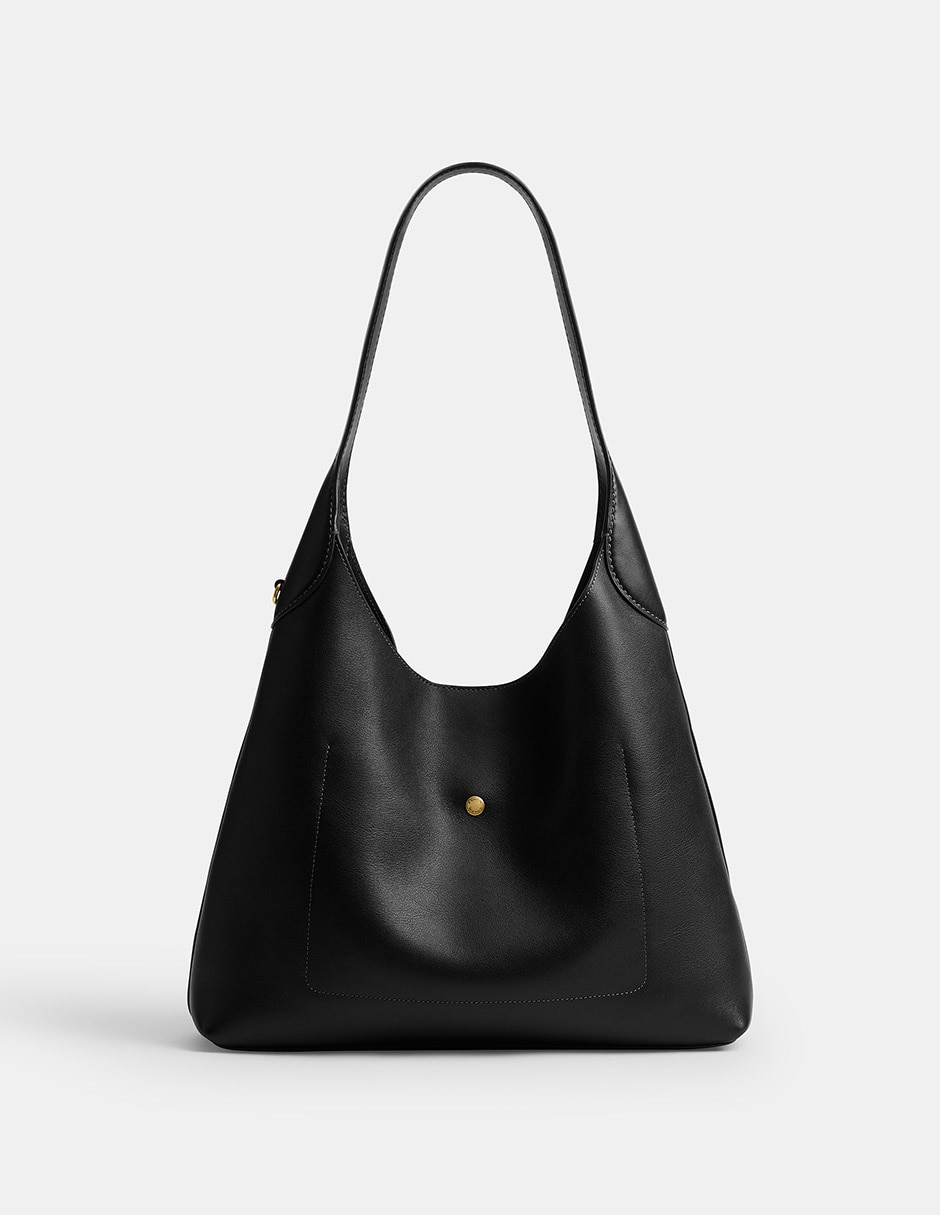 Bolsa shoulder Coach Natural Grain Leather de piel para mujer