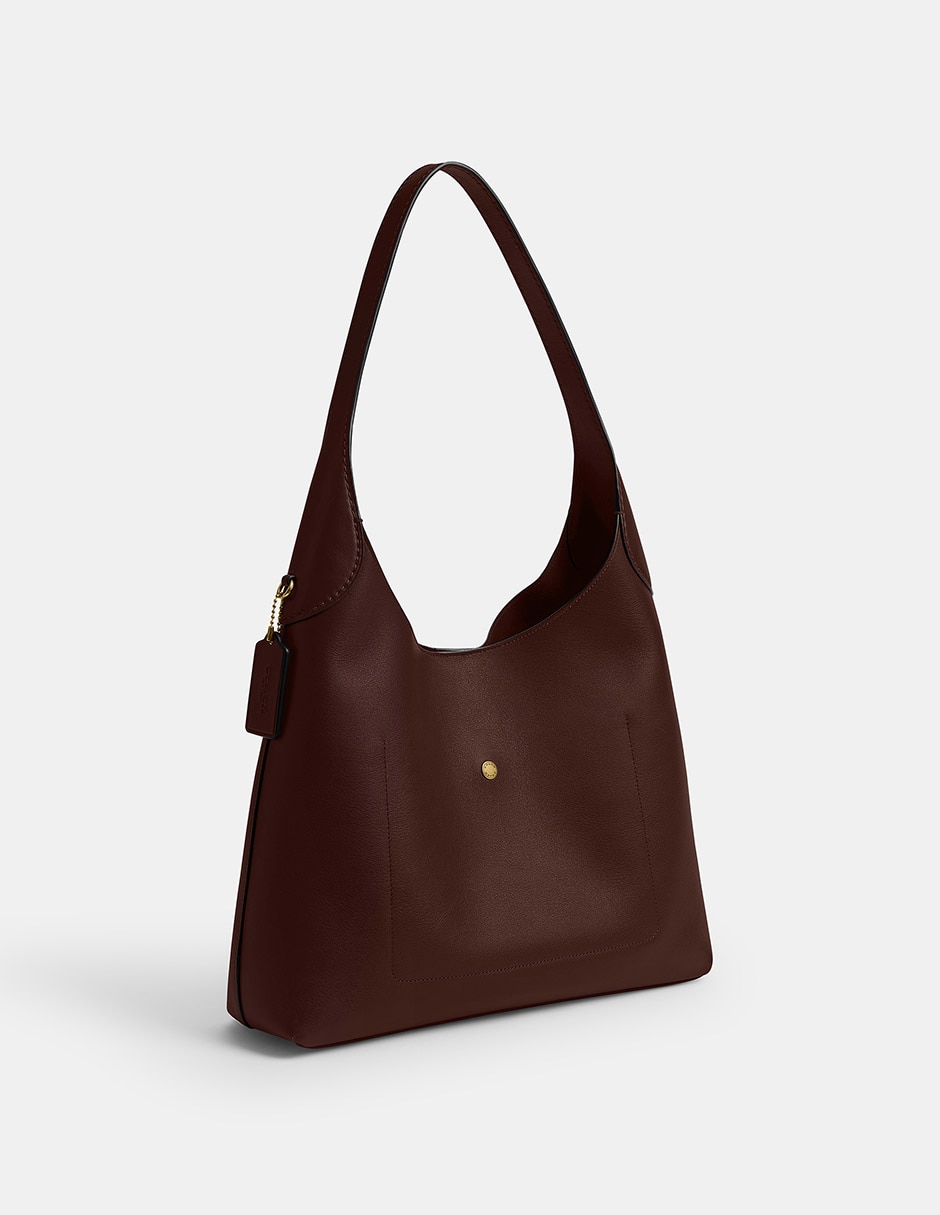 Bolsa shoulder Coach Natural Grain Leather de piel para mujer