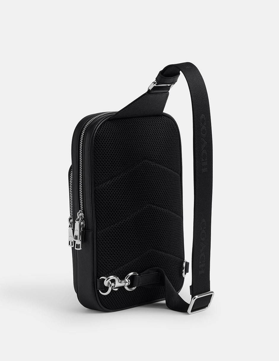 Bolsa bandolera Crossgrain Texture Leather de piel para hombre 2