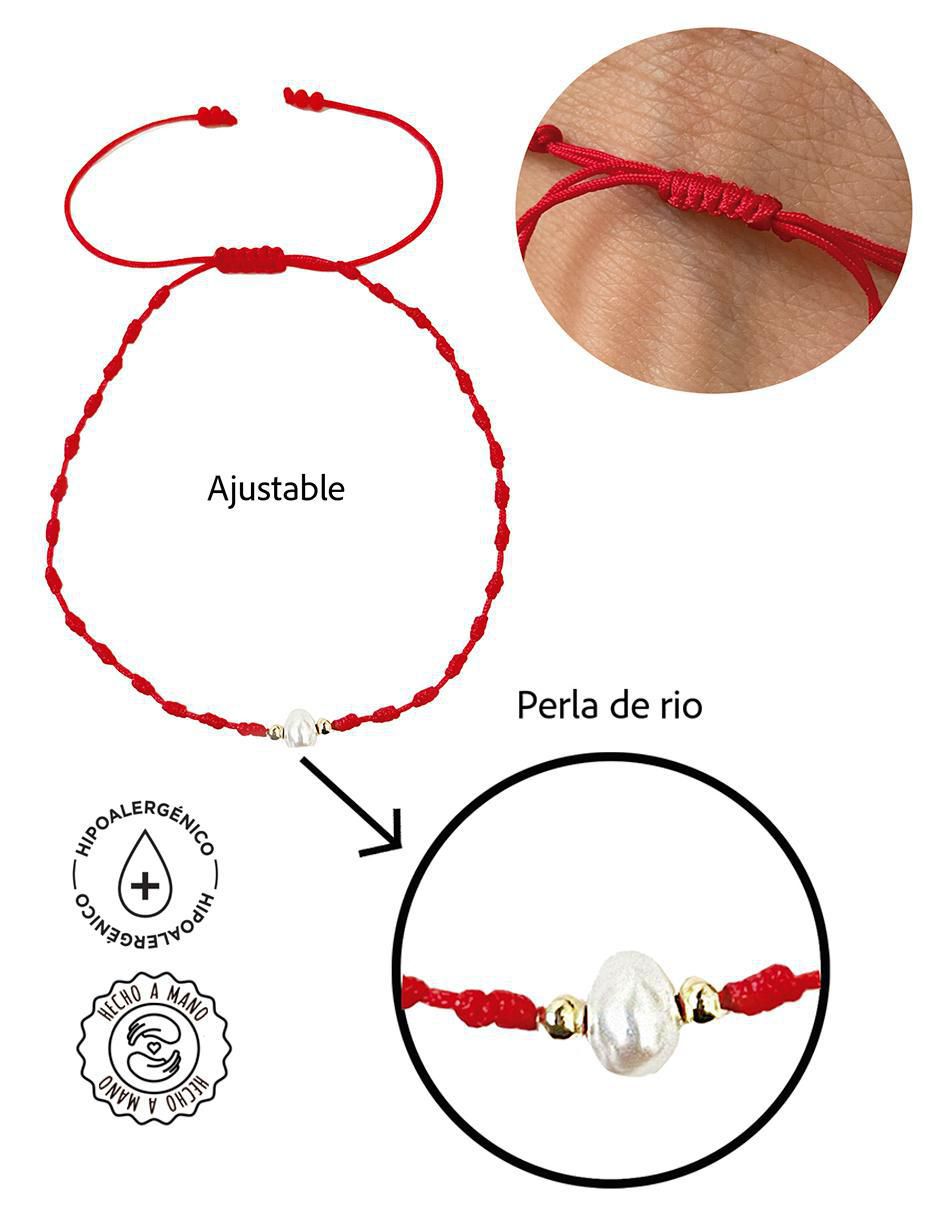 Pulsera con perla de agua 2