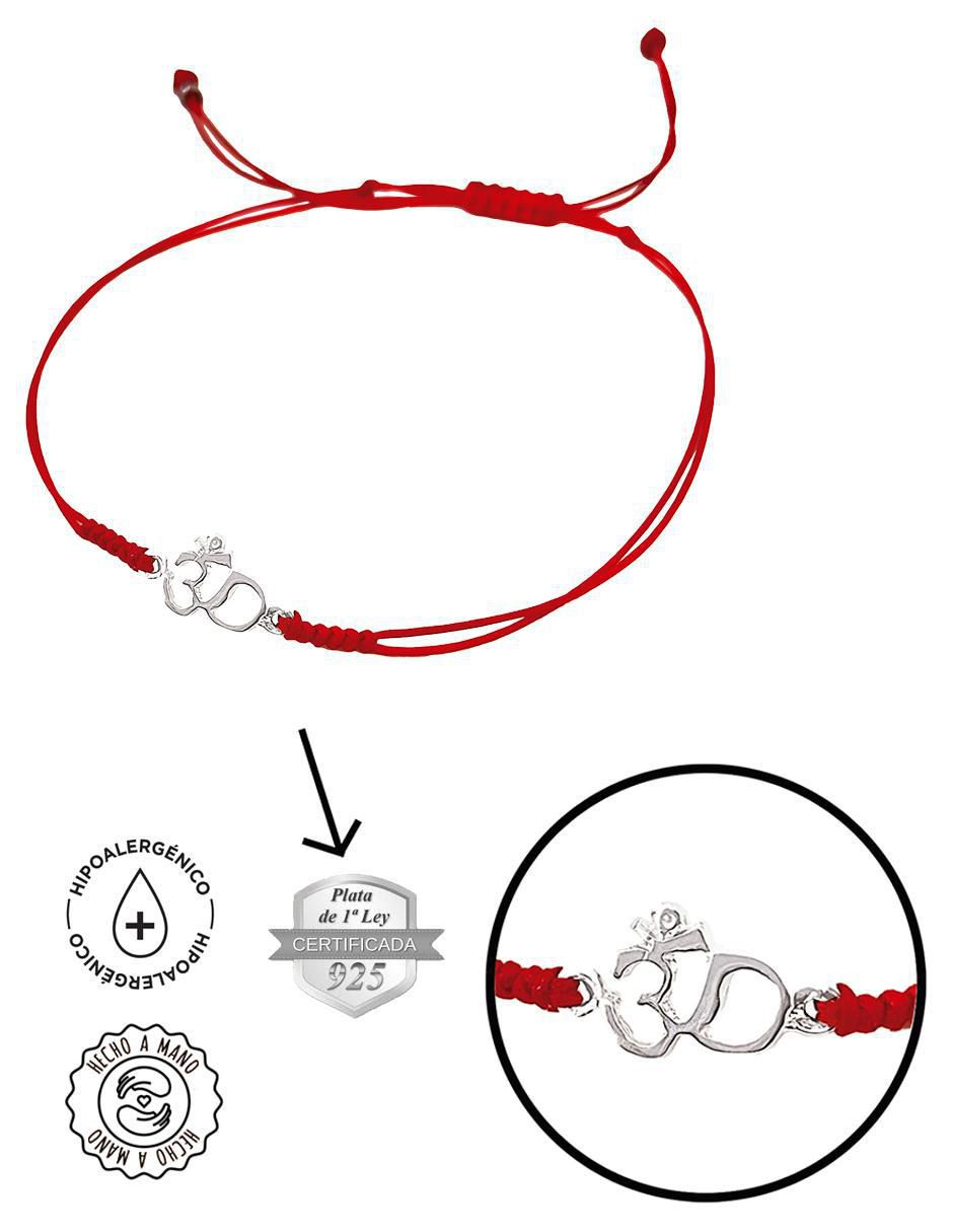 Pulsera de plata acabado baño de oro 2