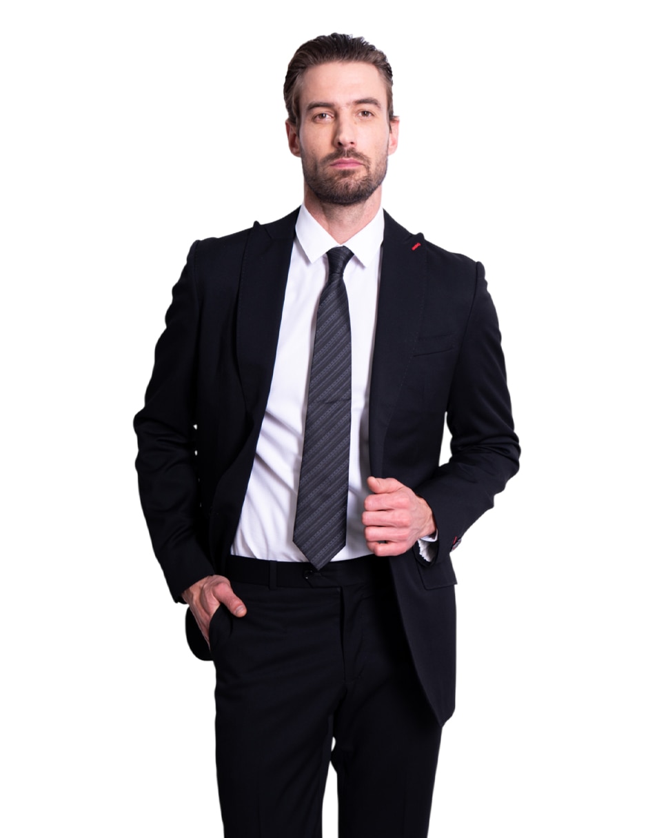 Corbata regular de seda estampado para hombre 4
