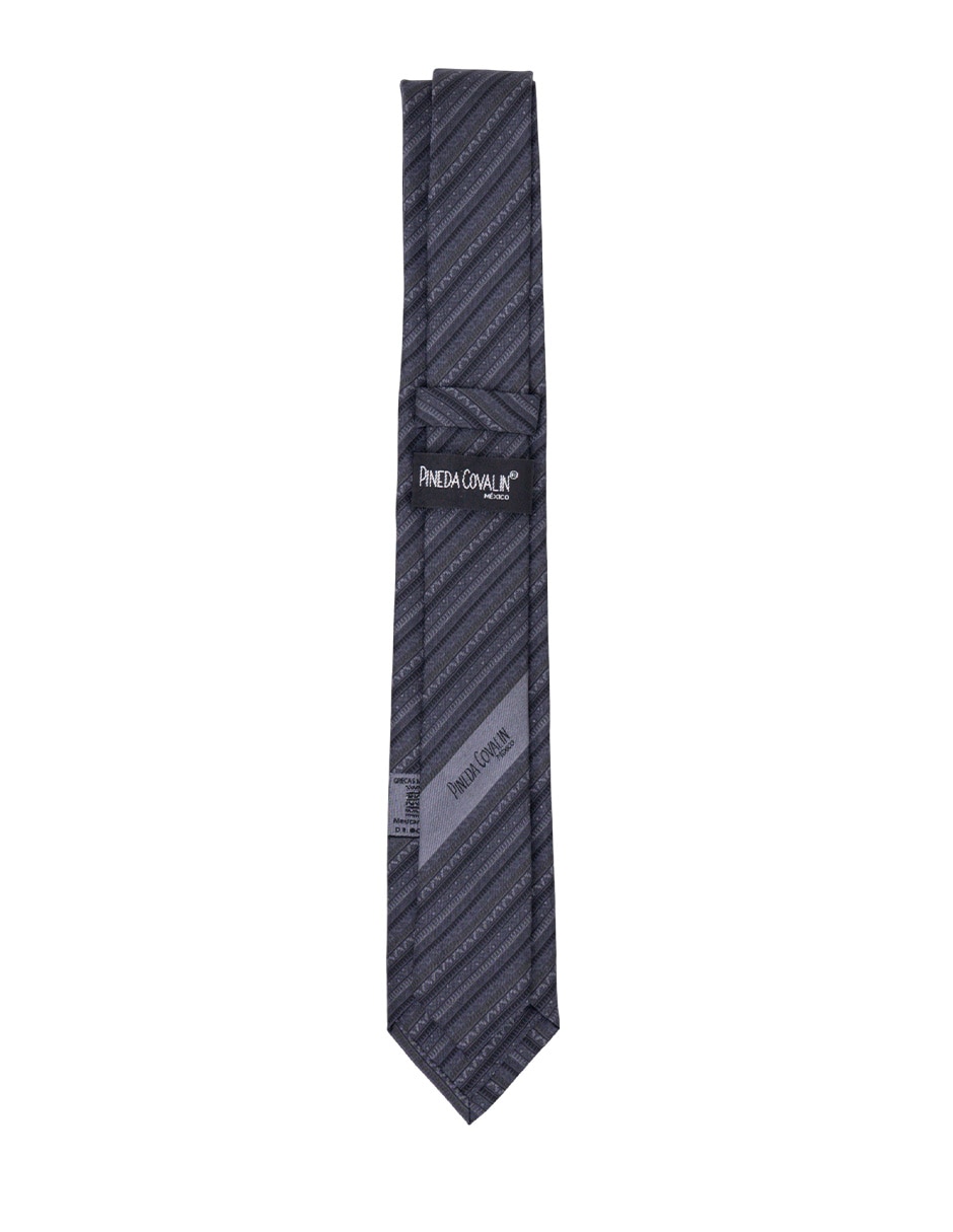 Corbata slim de seda estampado para hombre 5