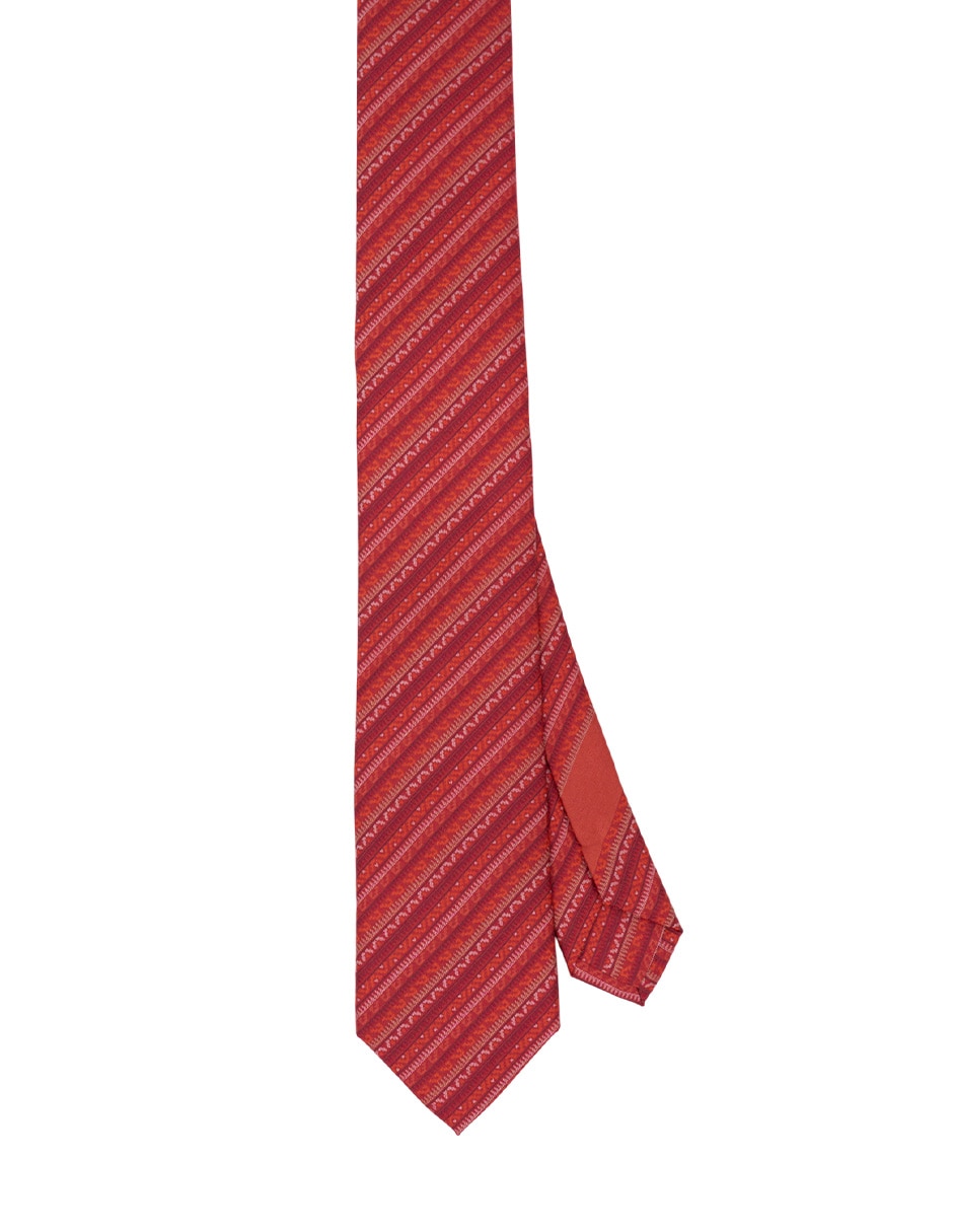 Corbata slim de seda estampado para hombre Corbata slim de seda estampado para hombre