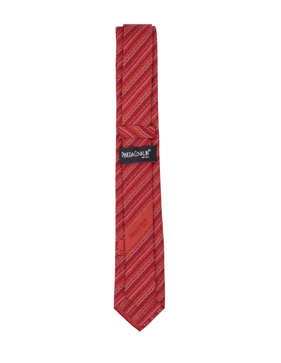 Corbata slim de seda estampado para hombre 5