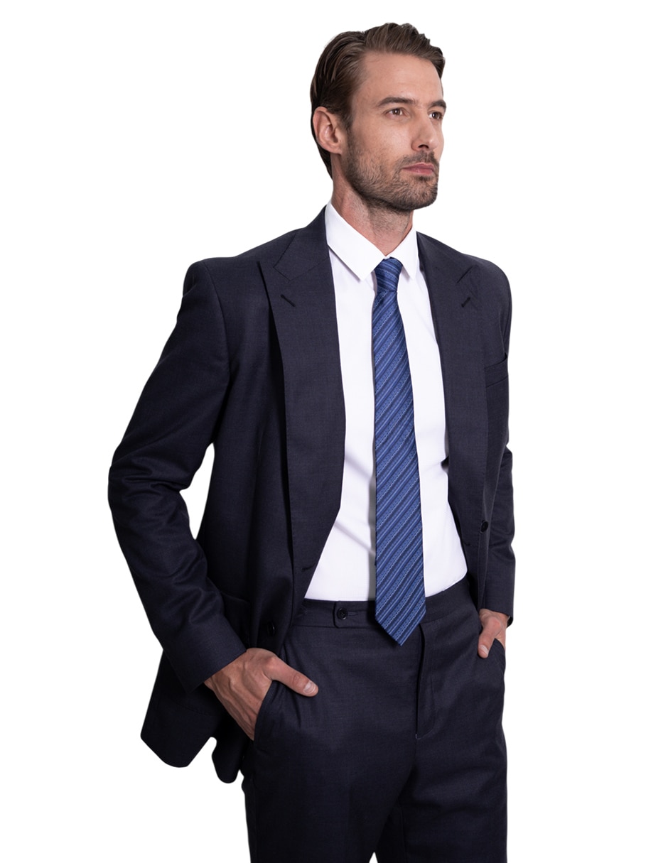 Corbata regular de seda estampado para hombre 3