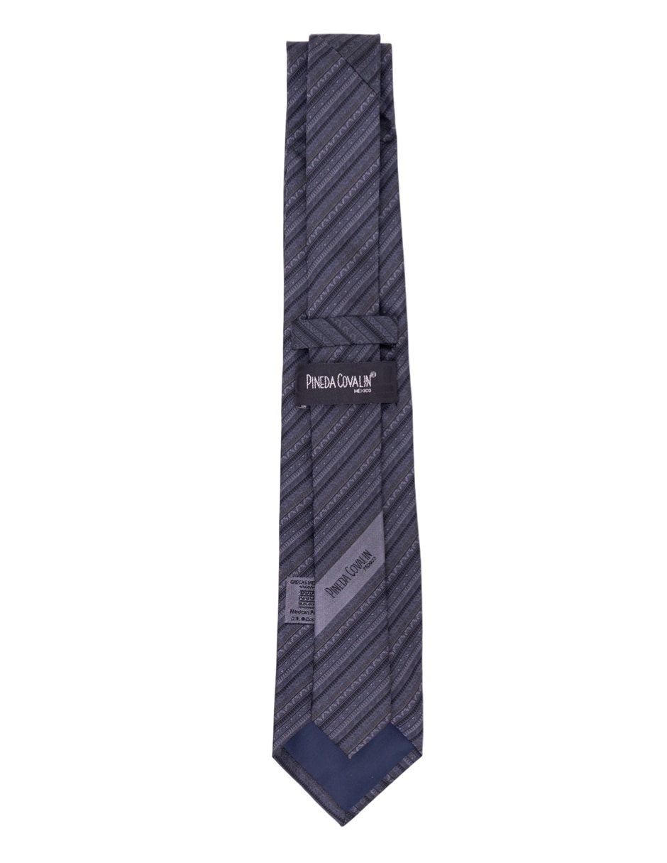Corbata regular de seda estampado para hombre