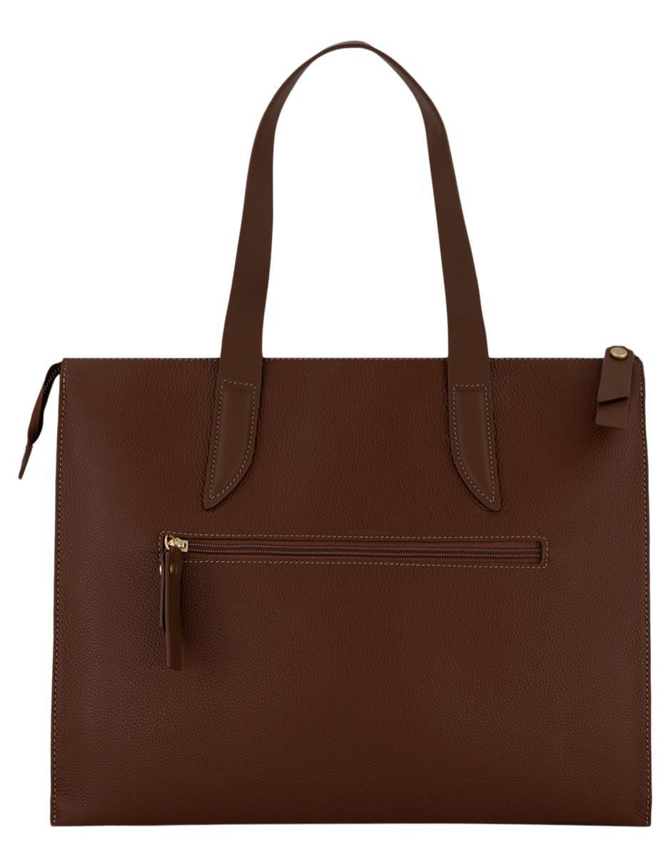Bolsa shopper de piel para mujer