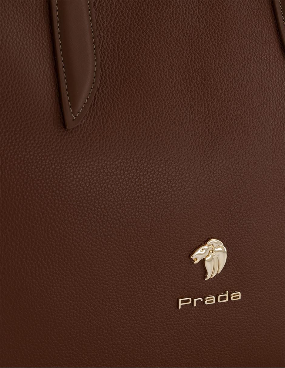 Bolsa shopper de piel para mujer