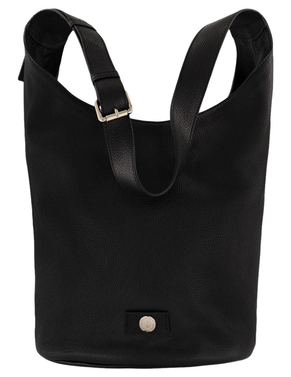 Bolsa bucket de piel para mujer