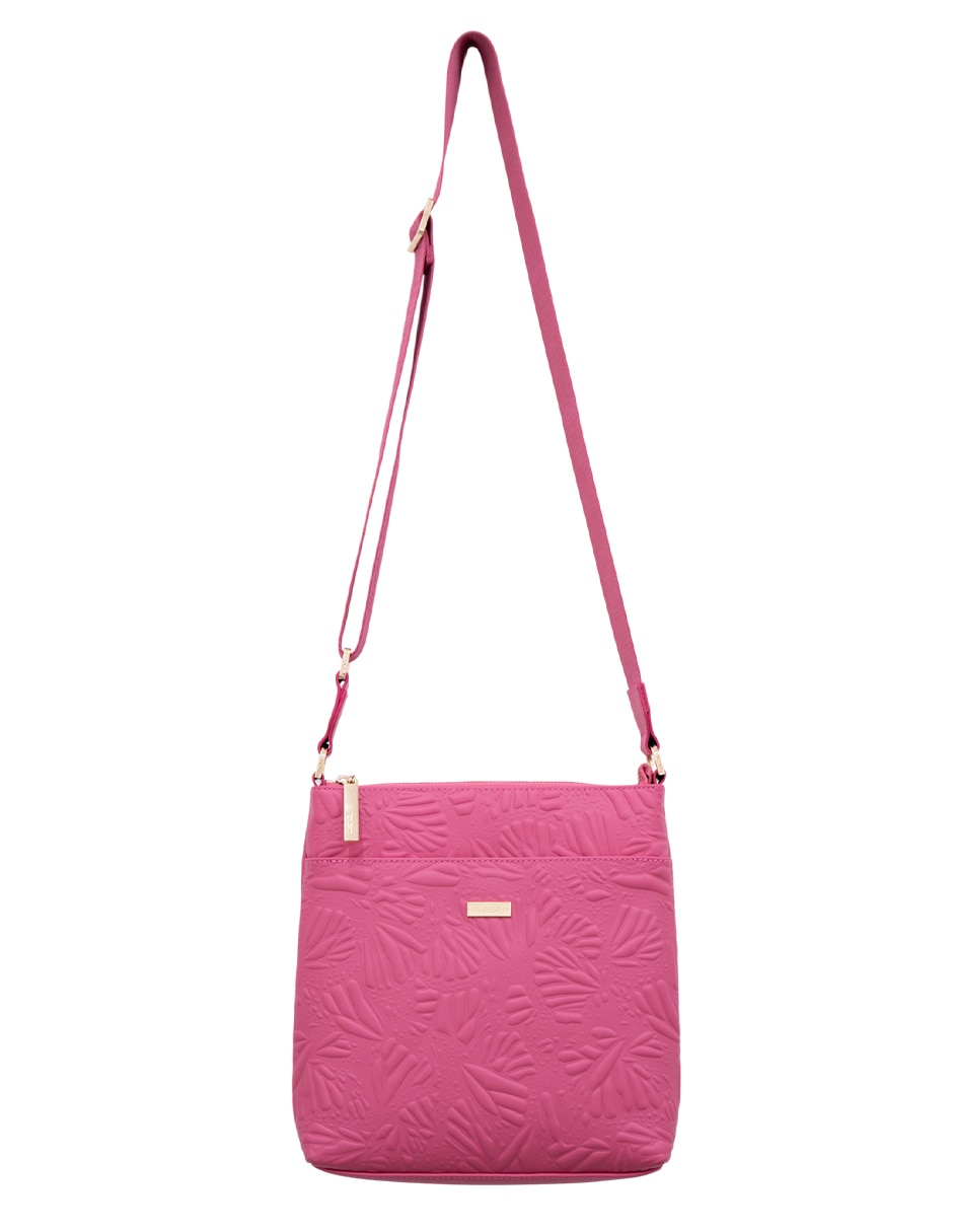 Bolsa messenger de piel para mujer