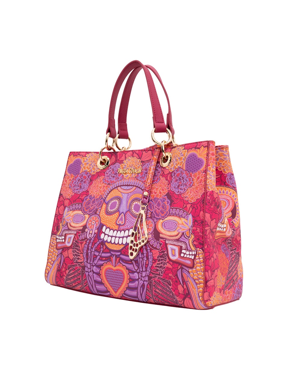 Bolsa satchel Día De Muertos Catrina para mujer 5