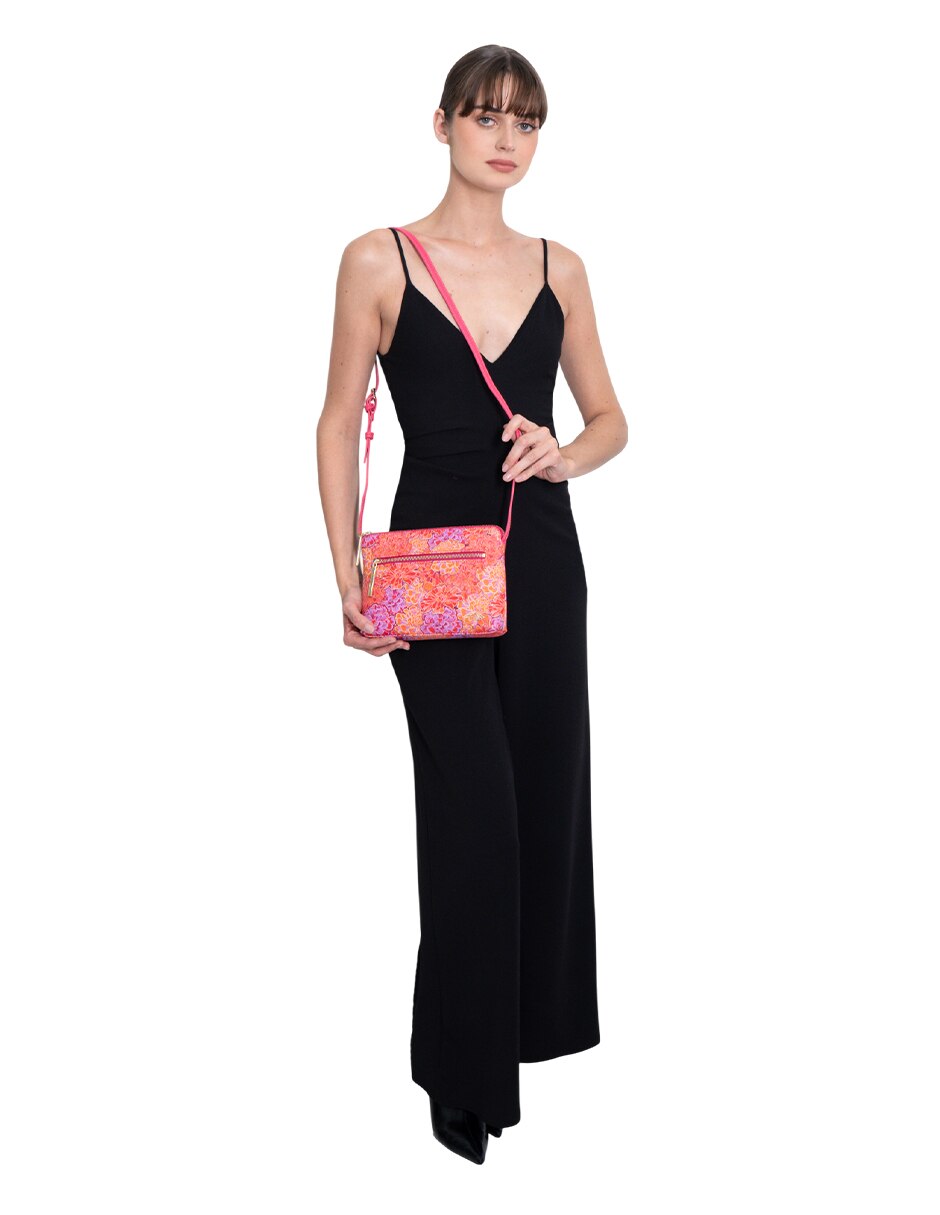 Bolsa crossbody pineda covalin cempasúchil ofrenda para mujer