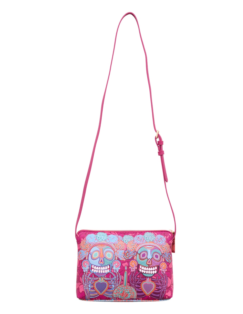 Bolsa crossbody pineda covalin día de muertos catrina para mujer