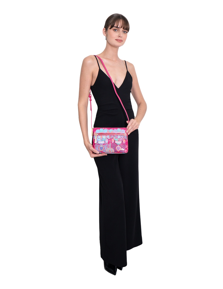 Bolsa crossbody pineda covalin día de muertos catrina para mujer