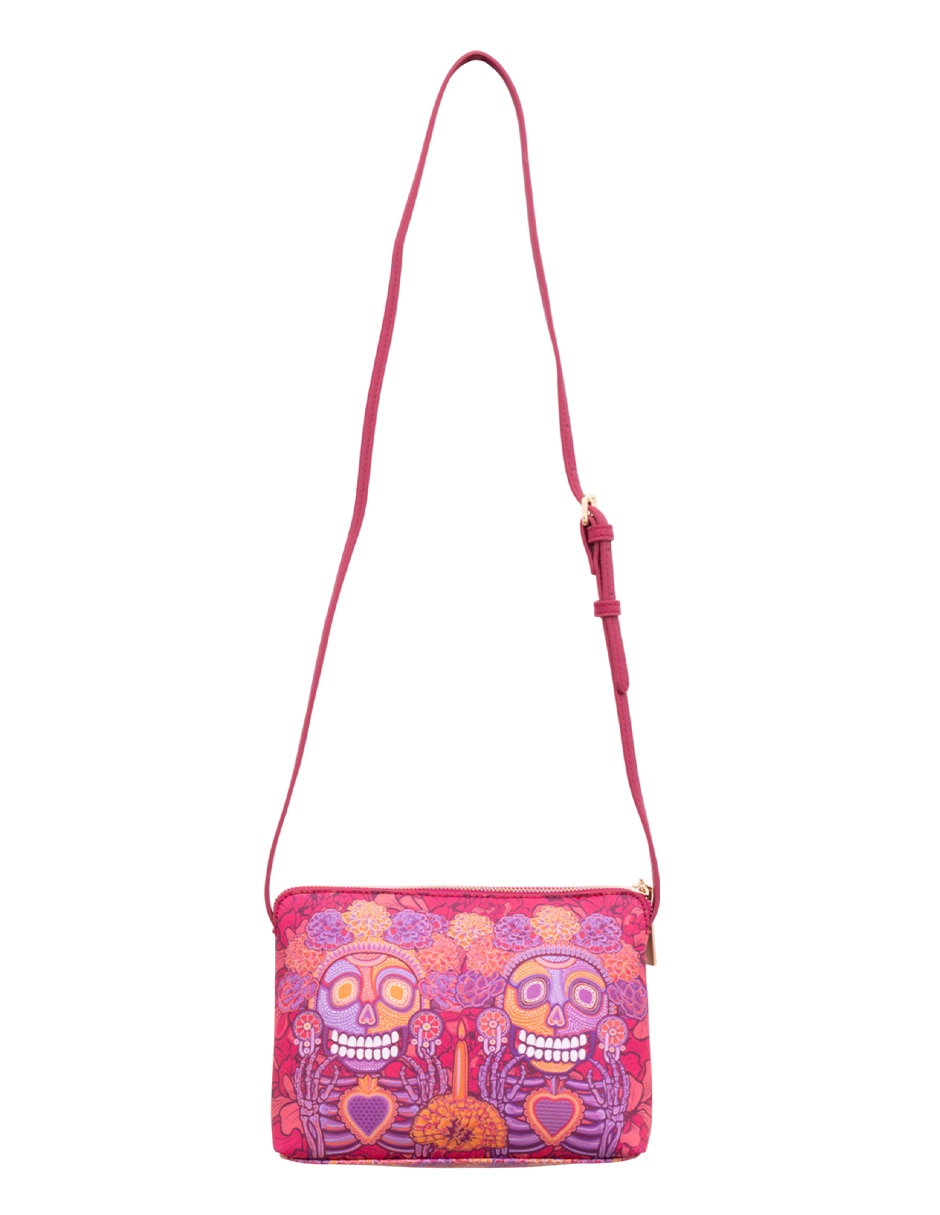 Bolsa crossbody pineda covalin día de muertos catrina para mujer