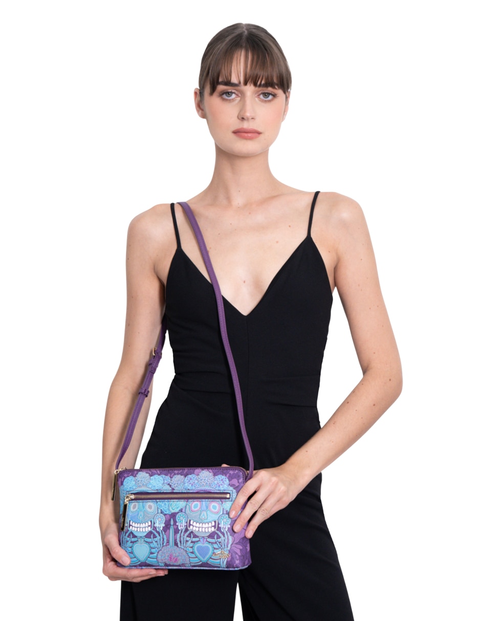 Bolsa crossbody Día De Muertos Catrina para mujer