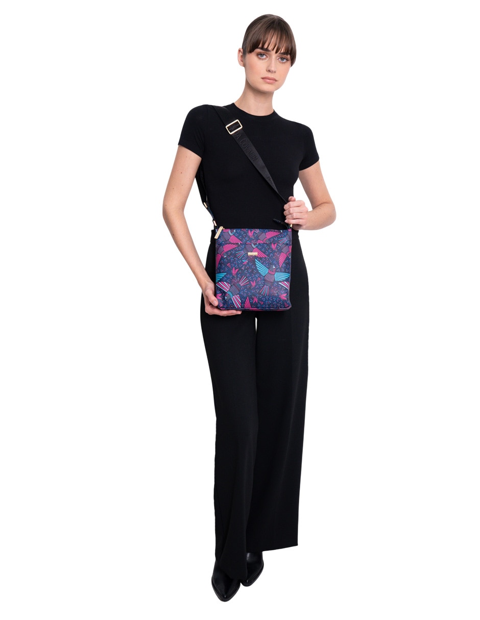 Bolsa messenger pineda covalin colibrí para mujer