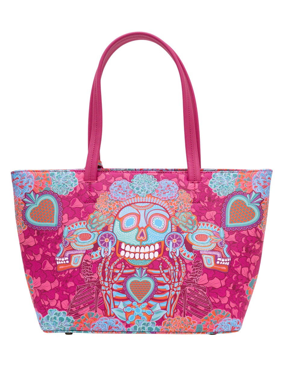 Bolsa tote Día De Muertos Catrina para mujer 5