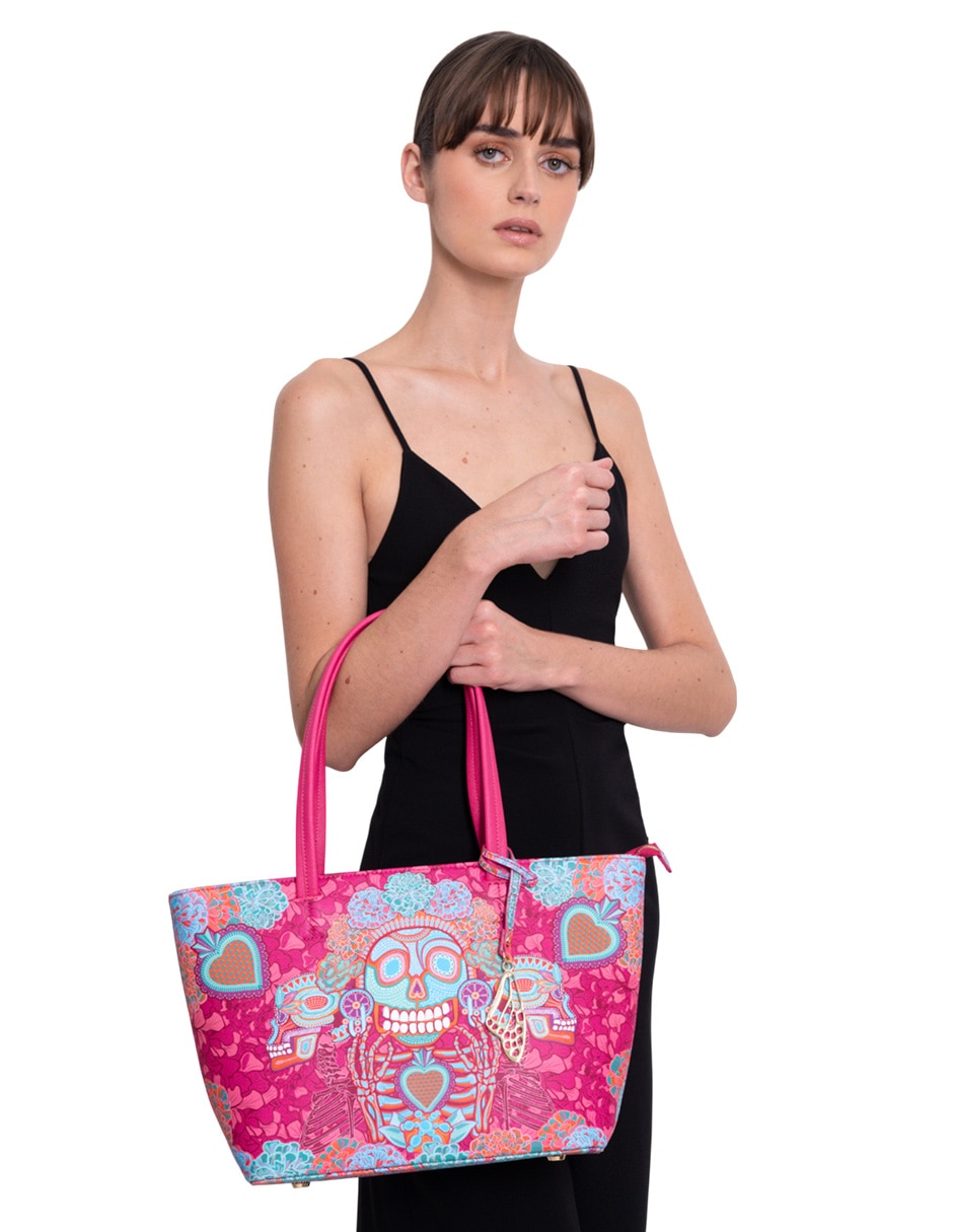 Bolsa tote Día De Muertos Catrina para mujer 2