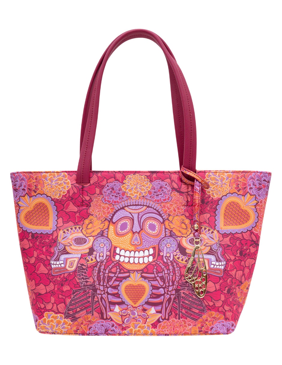 Bolsa tote pineda covalin día de muertos catrina para mujer