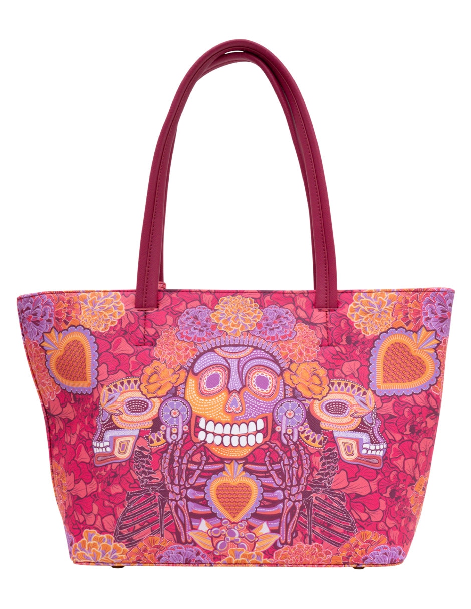 Bolsa tote Día De Muertos Catrina para mujer 5