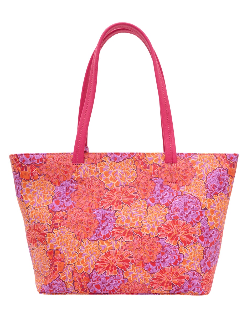 Bolsa tote pineda covalin cempasúchil ofrenda para mujer