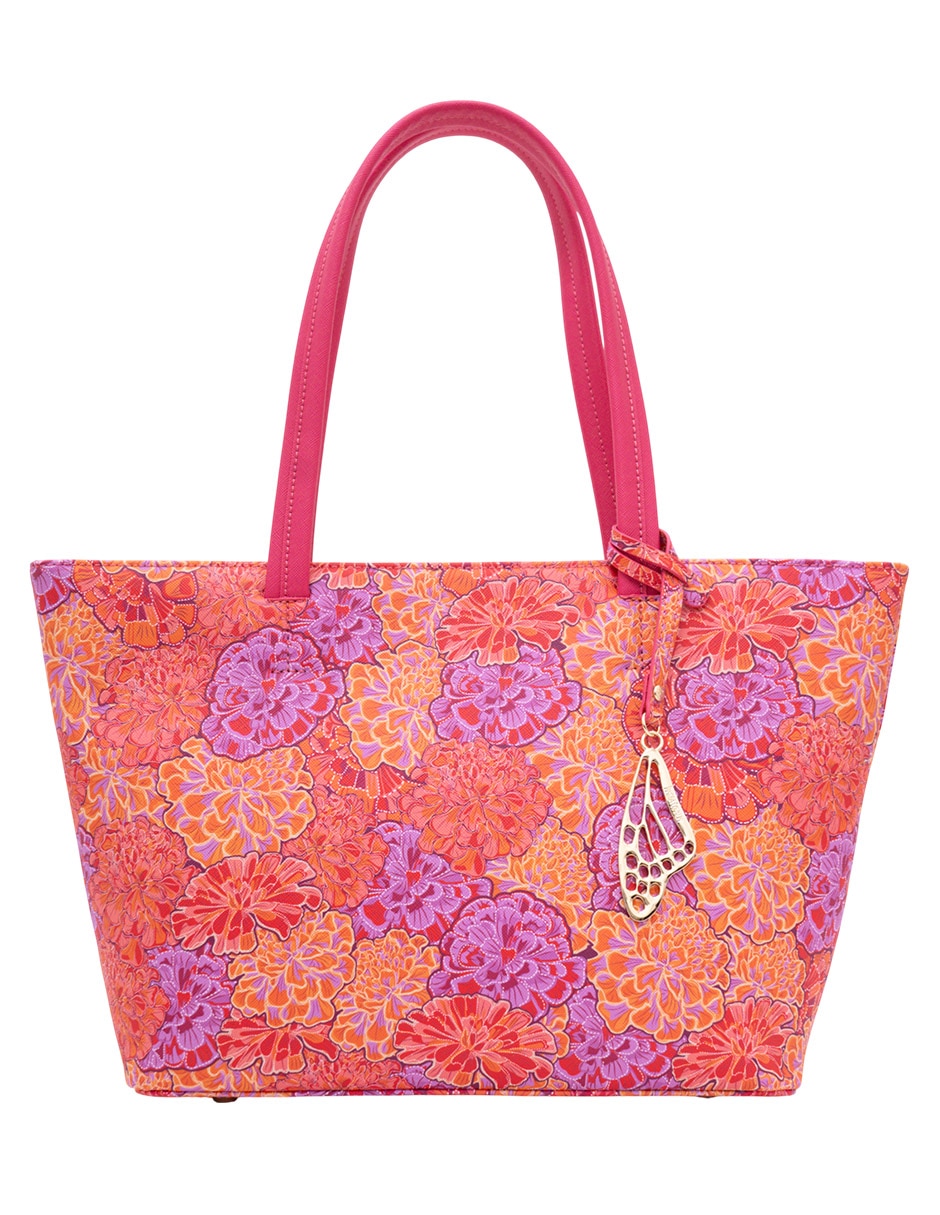 Bolsa tote pineda covalin cempasúchil ofrenda para mujer