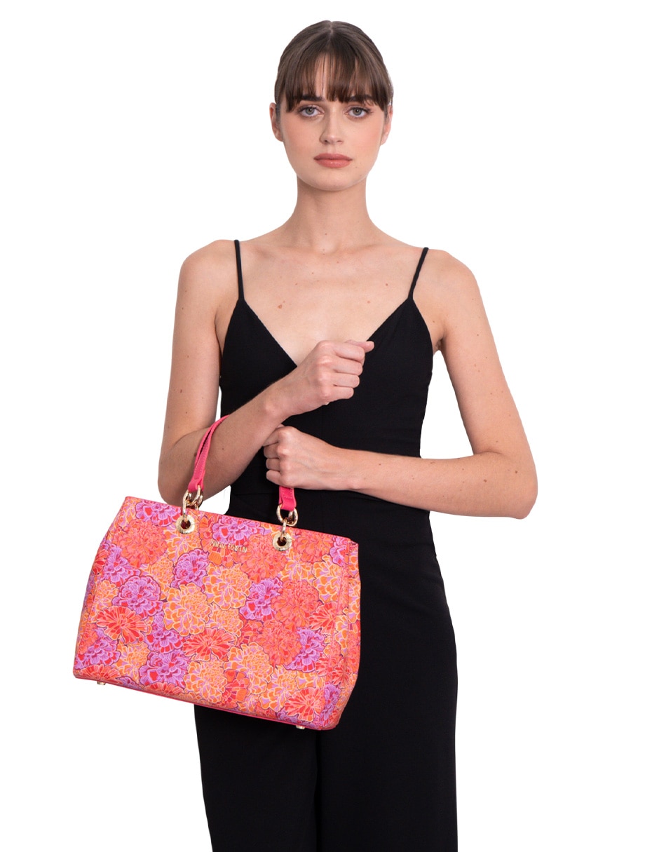 Bolsa satchel Cempasúchil Ofrenda para mujer 4