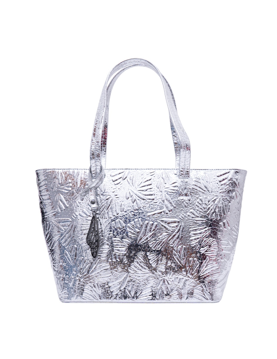 Bolsa tote Grabado Mariposa de piel para mujer Bolsa tote Grabado Mariposa de piel para mujer