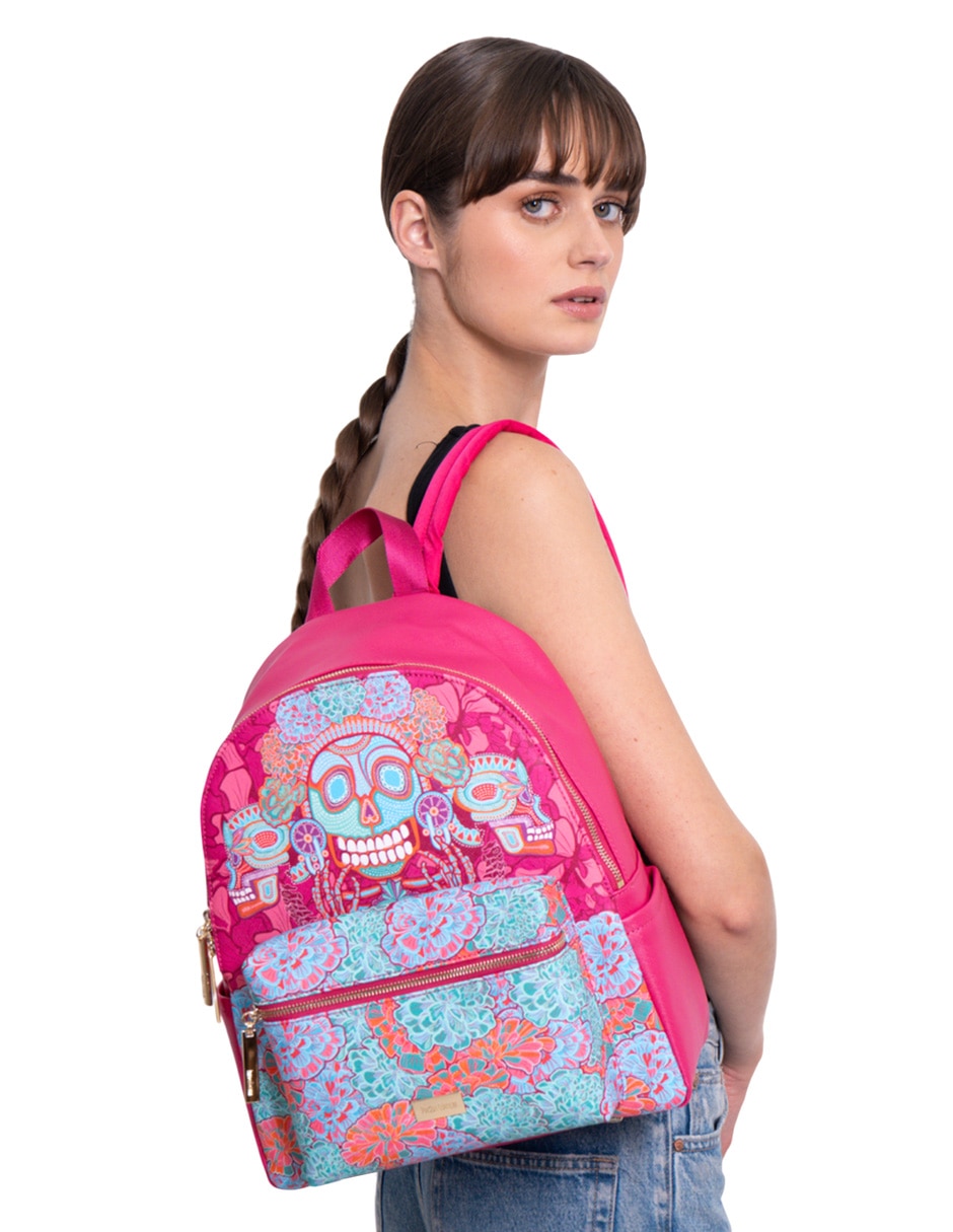 Mochila casual Día de Muertos Catrina 4