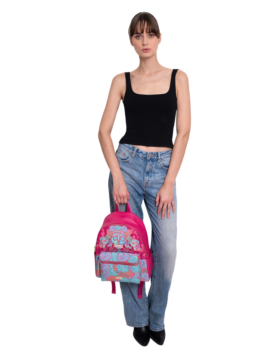 Mochila casual Día de Muertos Catrina 6