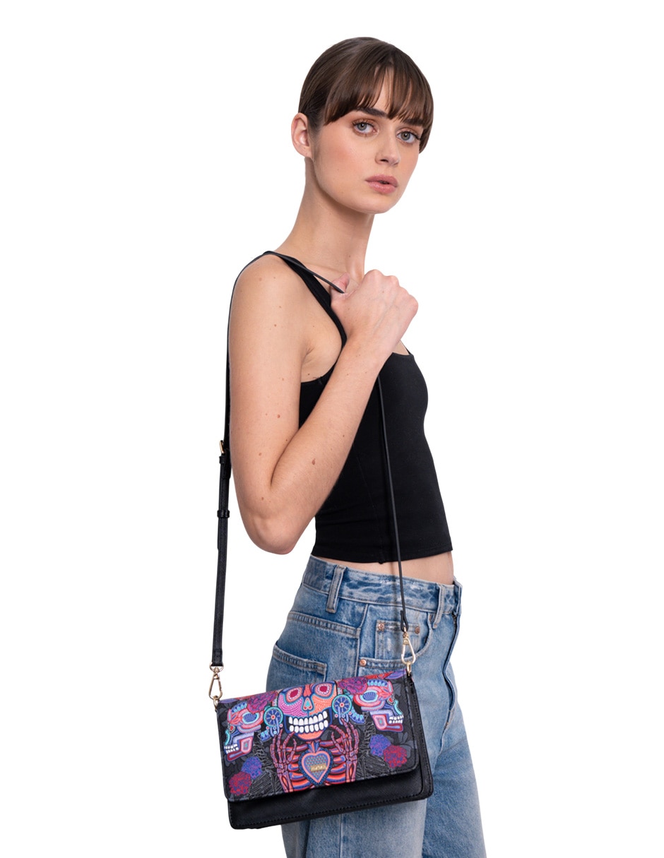Bolsa crossbody Día De Muertos Catrina para mujer