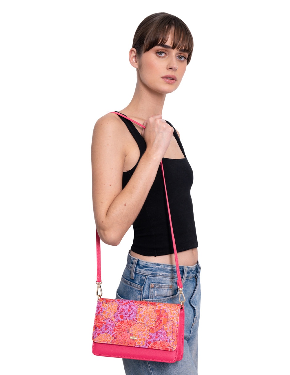Bolsa crossbody Cempasúchil Ofrenda para mujer