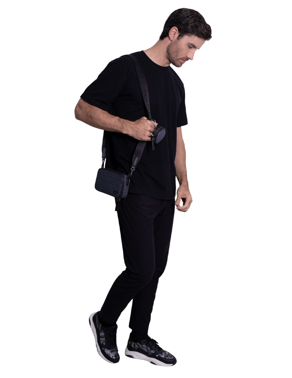 Bolsa crossbody Pineda Covalin Grecas Mitla para hombre