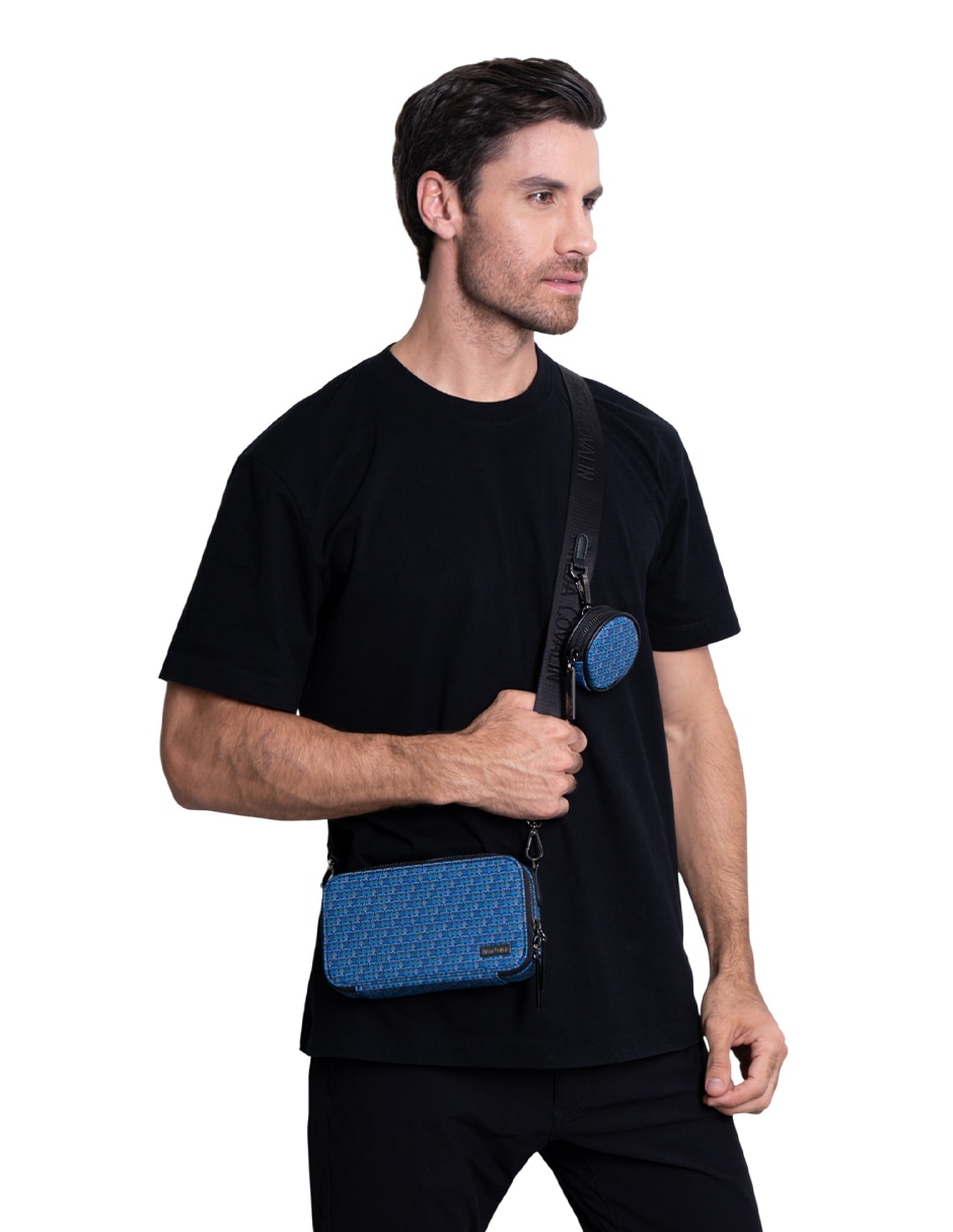 Bolsa crossbody Pineda Covalin Maíz para hombre 4