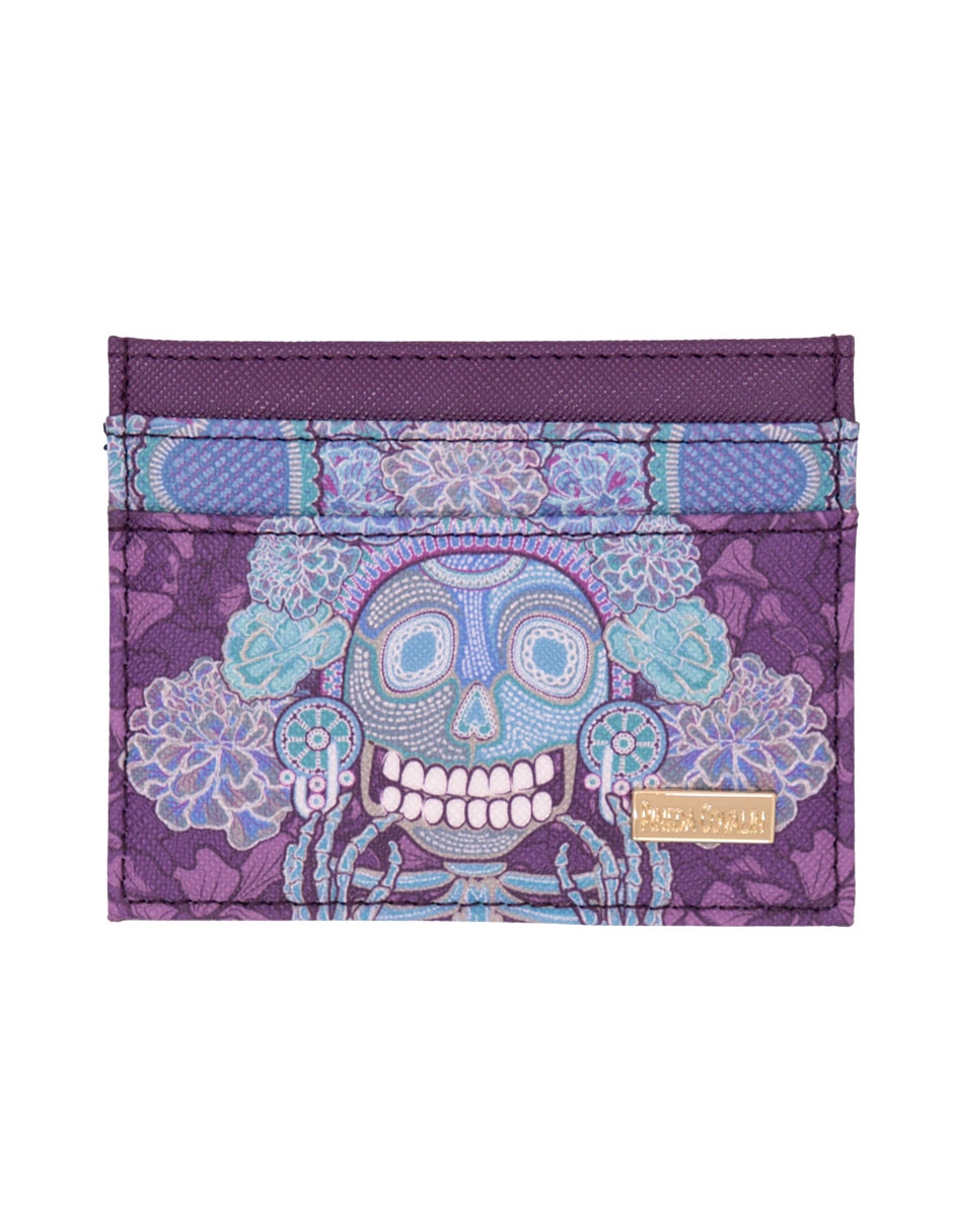 Tarjetero Pineda Covalin Día de Muertos Catrina para mujer 1