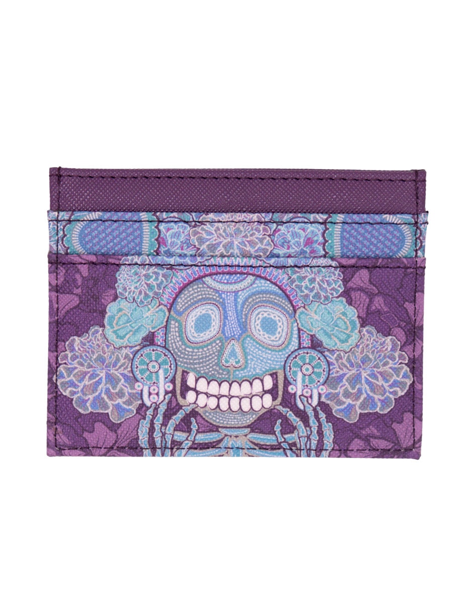 Tarjetero Pineda Covalin Día de Muertos Catrina para mujer 2